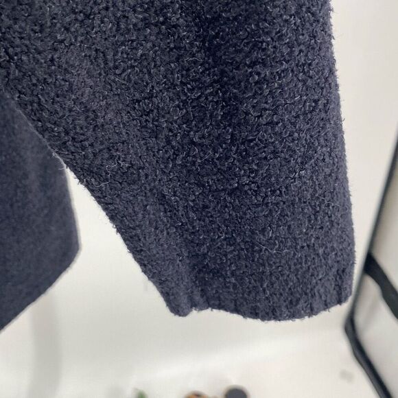 Barefoot Dreams Cozychic S/M Lite Island Wrap Cardigan Black Pockets Open Front - Picture 9 of 16